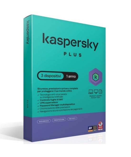 SOFTWARE SUPERSLIMBOX PLUS ANTIVIRUS FIREWALL FULL 1 LICENZA 1 ANNO 3 