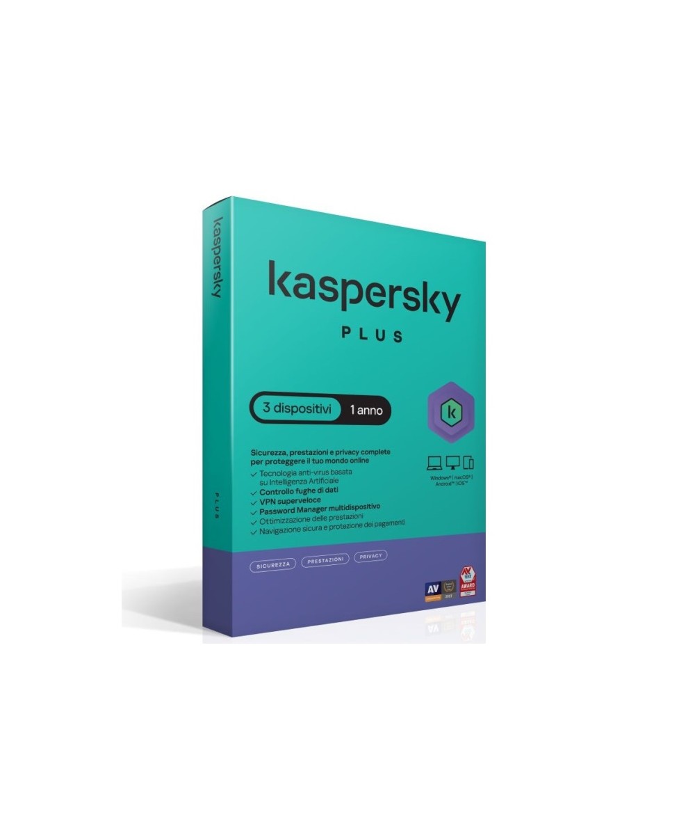 SOFTWARE SUPERSLIMBOX PLUS ANTIVIRUS FIREWALL FULL 1 LICENZA 1 ANNO 3 