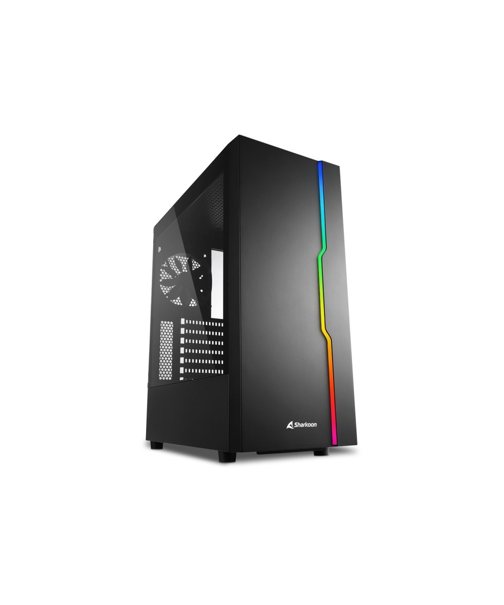 CASE GAMING RGB SLIDER BLACK ATX VETRO TEMPERATO - NERO - NO ALIMENTAT