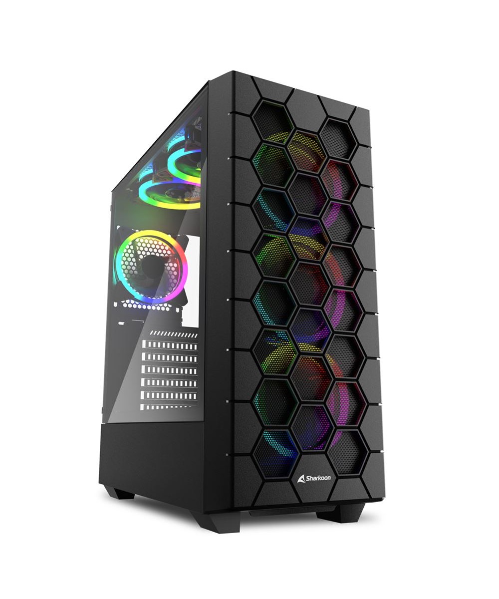 CASE GAMING RGB HEX ATX NO ALIMENTATORE