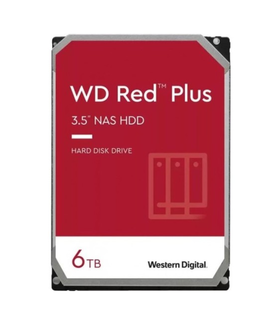 HARD DISK RED PLUS 6 TB SATA 3 3.5" NAS (WD60EFPX)