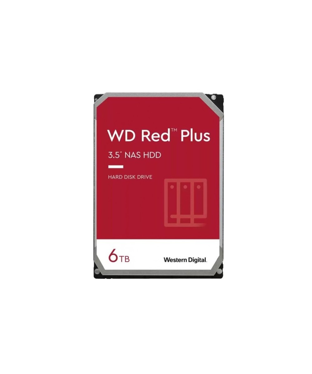 HARD DISK RED PLUS 6 TB SATA 3 3.5" NAS (WD60EFPX)