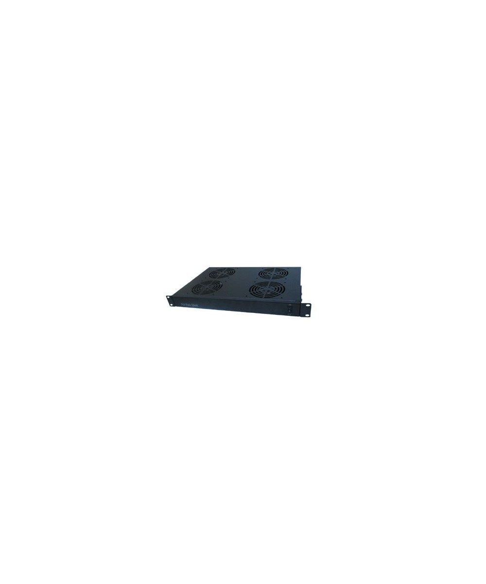 CASSETTO VENTILANTE 19" - 4 VENTOLE 1U NERO (VC900401U04V)