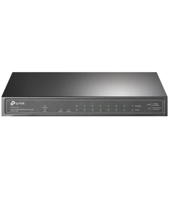 SWITCH RETE 10 PORTE 10/100/1000 TL-SG1210P POE+ 8 PORTE