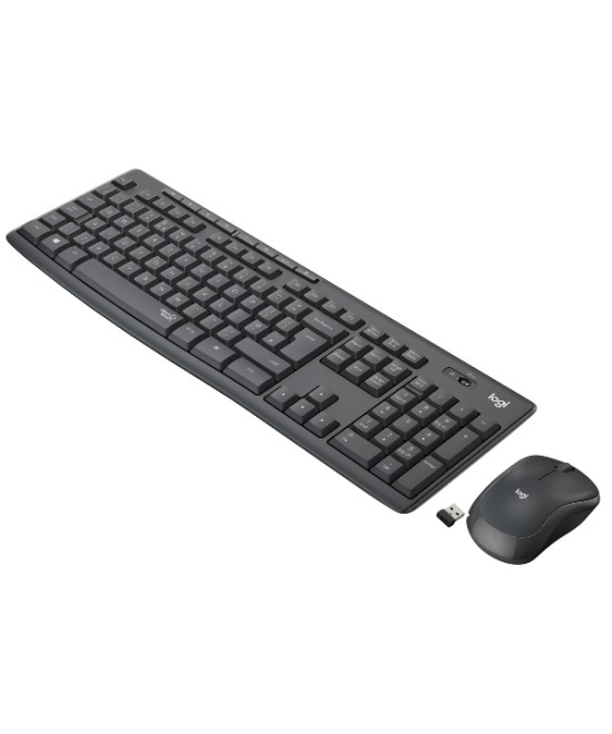 KIT MK295 TASTIERA + MOUSE WIRELESS NERA (920-009797)
