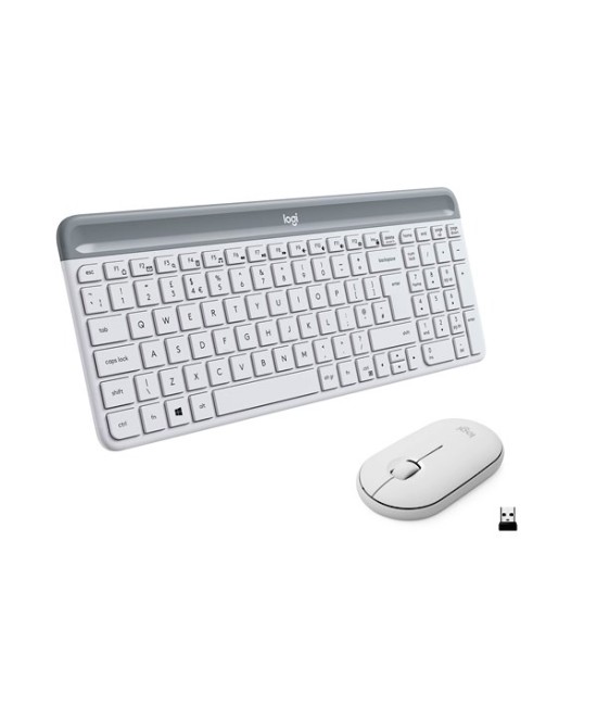 KIT MK470 TASTIERA + MOUSE NANO WIRELESS COMBO BIANCO (920-009197)