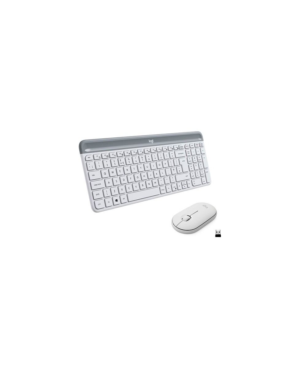 KIT MK470 TASTIERA + MOUSE NANO WIRELESS COMBO BIANCO (920-009197)