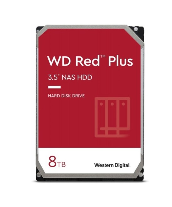 HARD DISK RED PLUS 8 TB SATA 3 3.5" NAS (WD80EFPX)