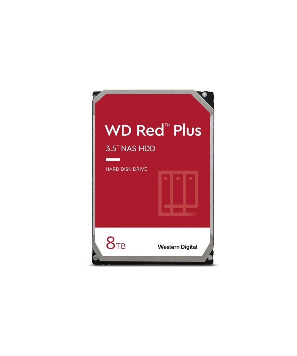 HARD DISK RED PLUS 8 TB SATA 3 3.5" NAS (WD80EFPX)