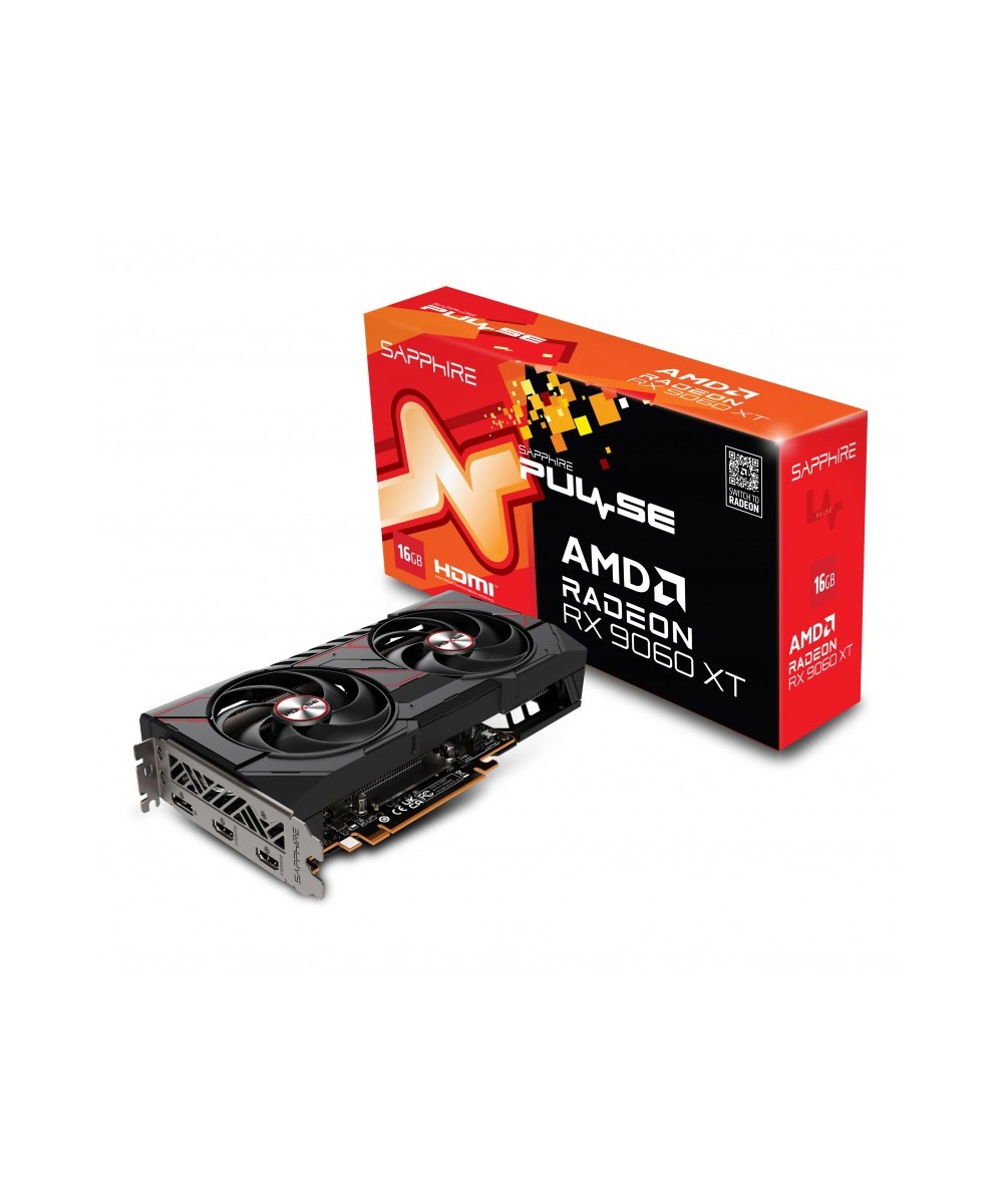 SCHEDA VIDEO RADEON RX9060 XT AMD PULSE OC DDR6 16GB (11350-03-20G)