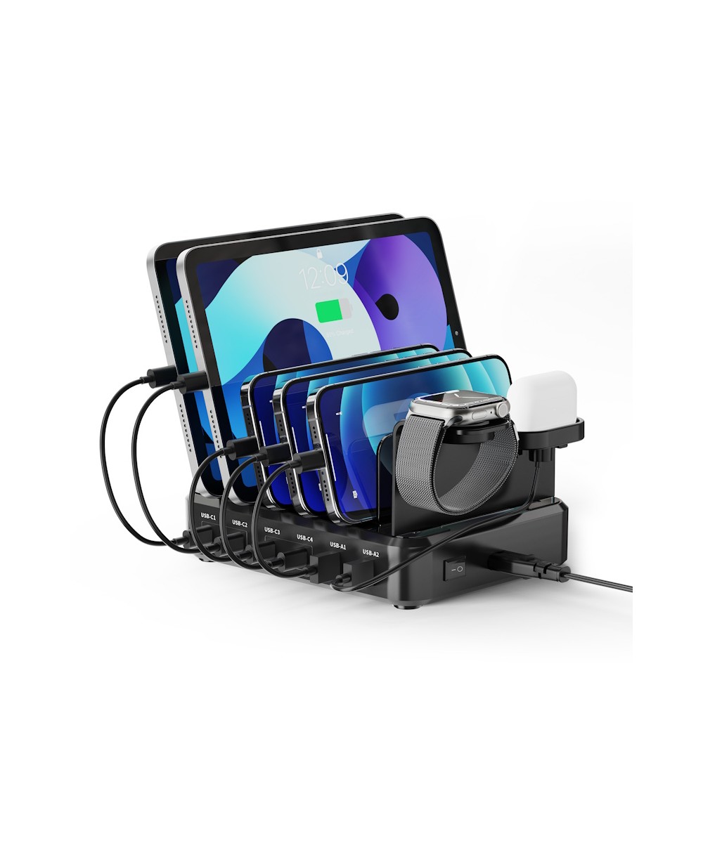 DOCKING STATION MULTIPORTA UNIVERSALE USB-A/C CON 6 PORTE (EW1335)