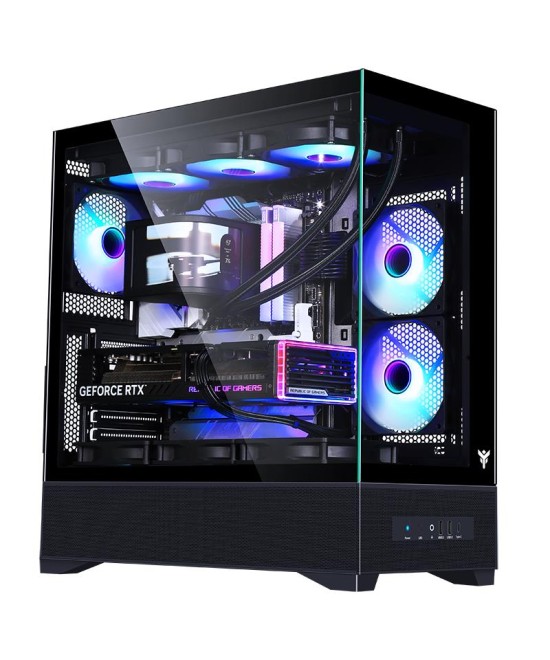 CASE GAMING TOWER SHOWBUI 37B - NO ALIMENTATORE - ARGB FAN - NERO (ITG