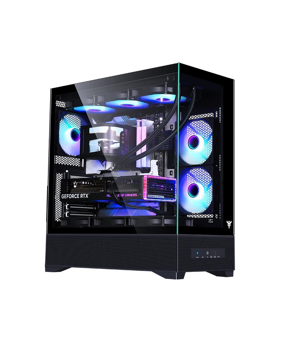 CASE GAMING TOWER SHOWBUI 37B - NO ALIMENTATORE - ARGB FAN - NERO (ITG