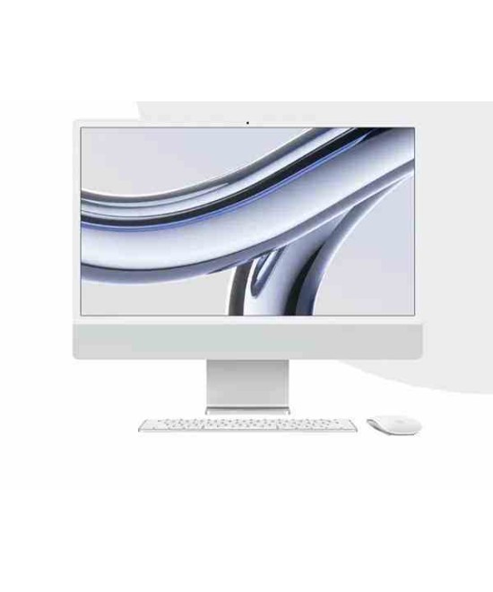 PC IMAC 24" 2023 ALL IN ONE M3 8-CORE 8GB 512GB SSD MAC OS SILVER (MQR