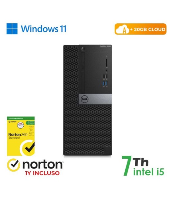 PC DELL OPTIPLEX 5050-7050 TOWER INTEL CORE I5-7 GEN. 16GB 128GB SSD +