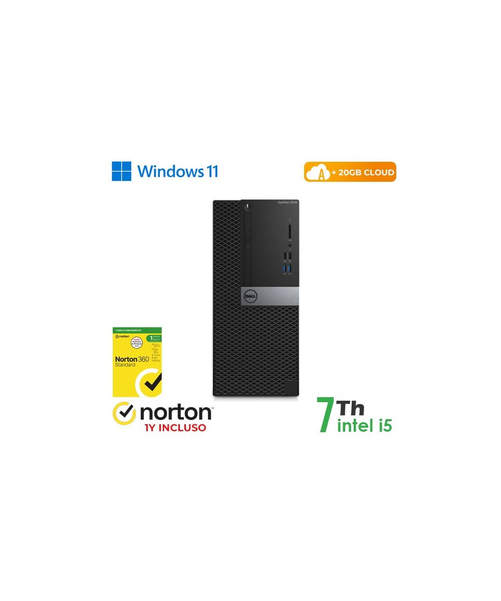 PC DELL OPTIPLEX 5050-7050 TOWER INTEL CORE I5-7 GEN. 16GB 128GB SSD +
