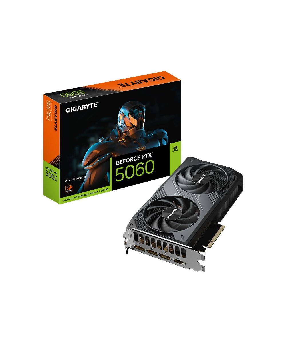 SCHEDA VIDEO GAMING GEFORCE RTX 5060 WINDFORCE 8GB (GV-N5060WF2-8GD)