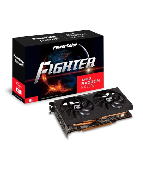 SCHEDA VIDEO RADEON RX7600 FIGHTER 2.0 8GB (RX7600 8G-F/V2)
