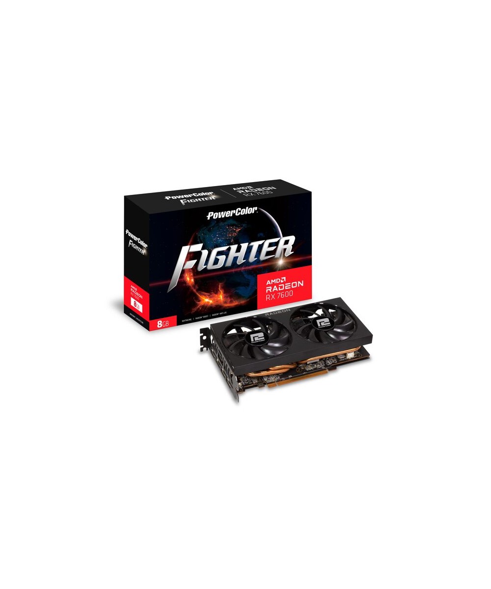 SCHEDA VIDEO RADEON RX7600 FIGHTER 2.0 8GB (RX7600 8G-F/V2)