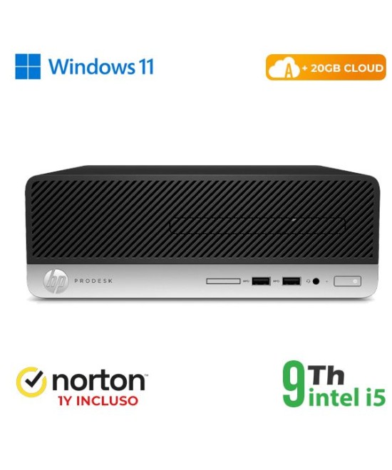 PC HP 600 G5 SFF INTEL CORE I5-9 GEN 16GB 128GB SSD + 500GB HDD WINDOW