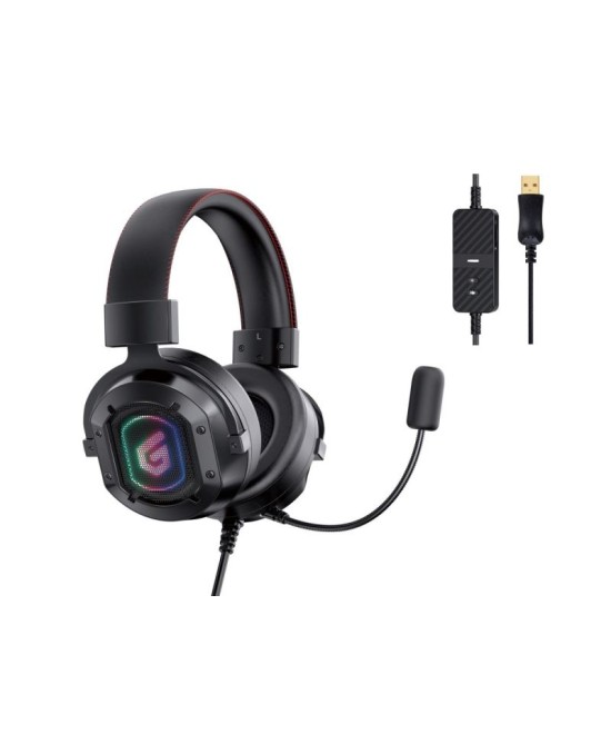 CUFFIE MICROFONO ATHAN02B 7.1 SURROUND USB - GAMING
