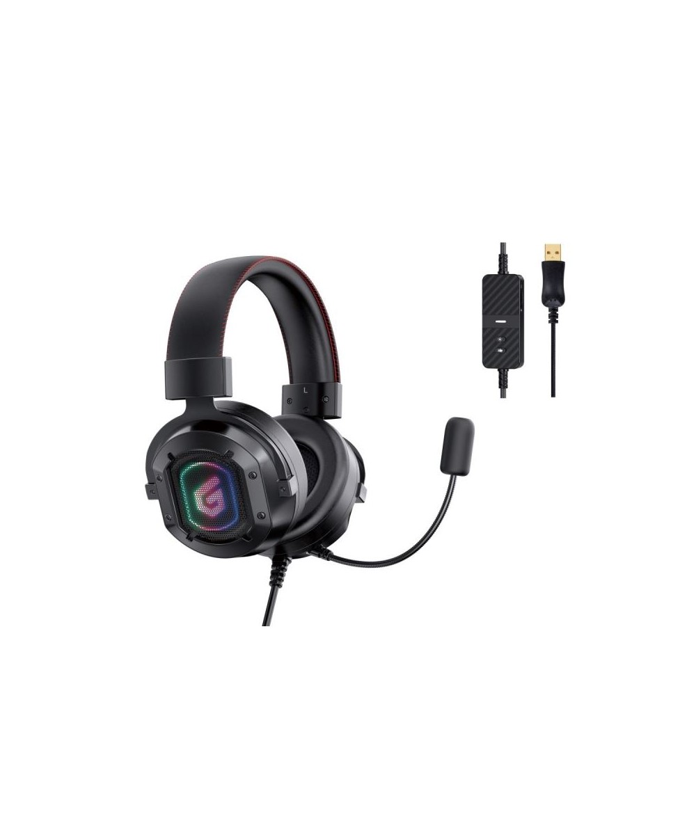 CUFFIE MICROFONO ATHAN02B 7.1 SURROUND USB - GAMING