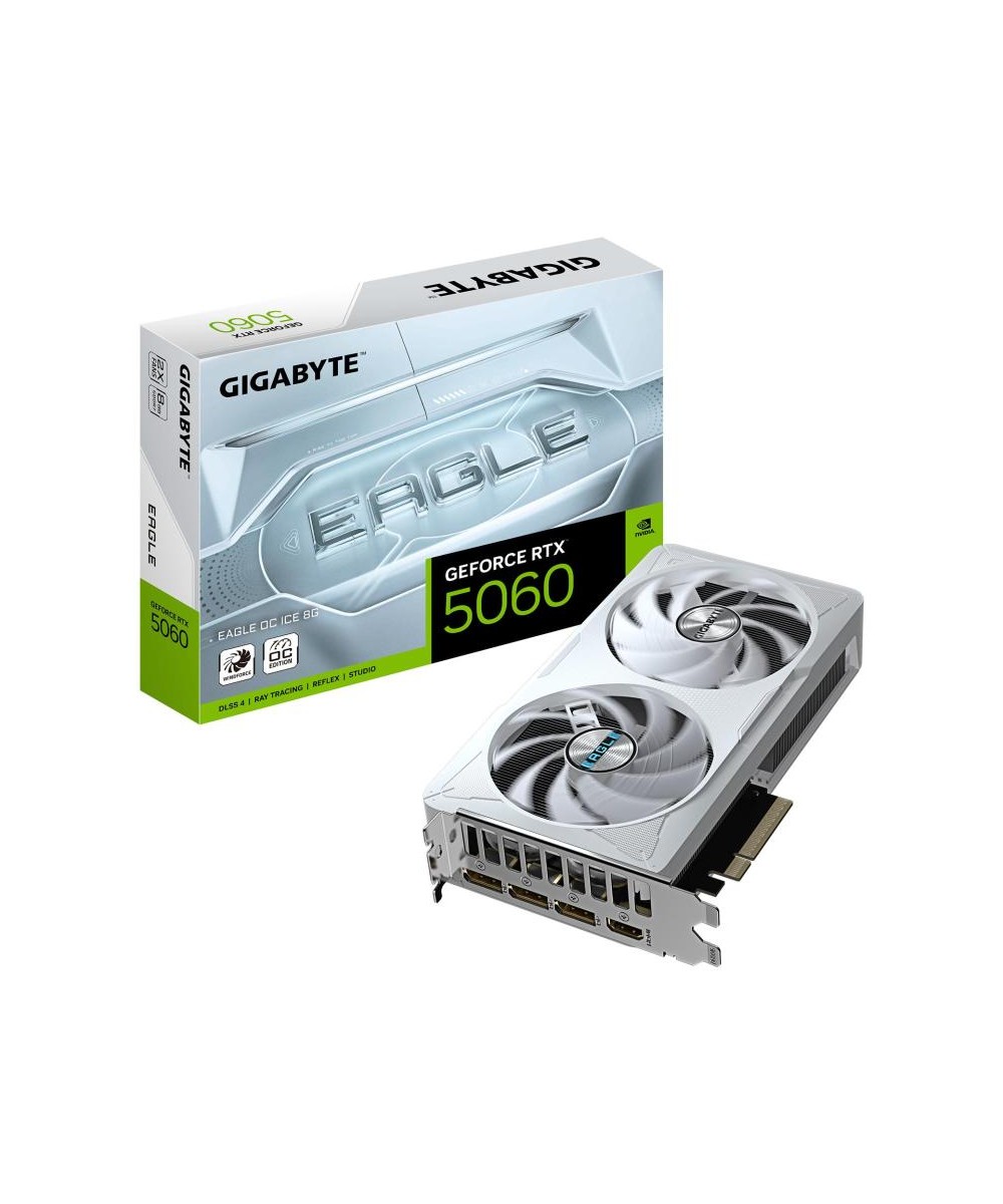SCHEDA VIDEO GAMING GEFORCE RTX 5060 EAGLE OC ICE 8GB (GV-N5060EAGLEOC