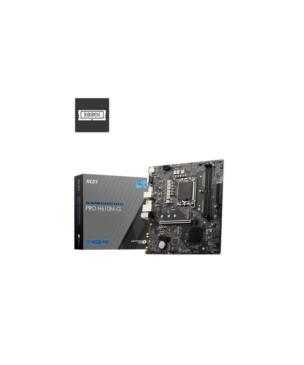 SCHEDA MADRE PRO H610M-G SK 1700 DDR5
