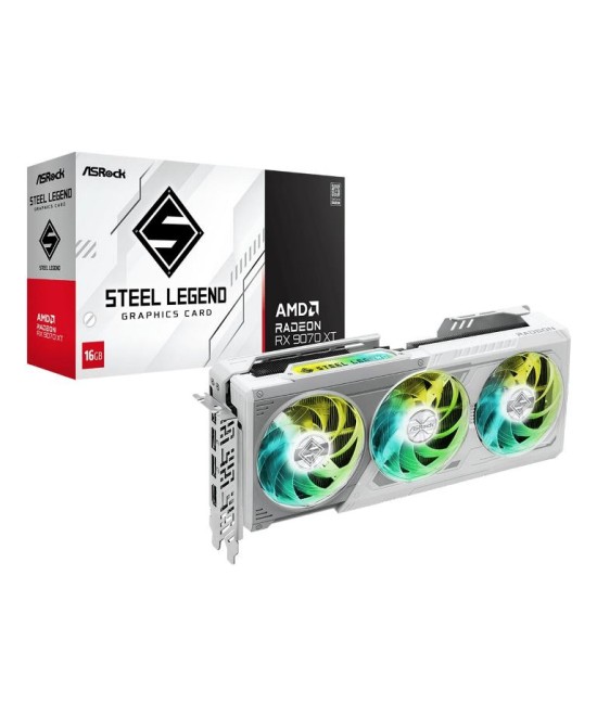 SCHEDA VIDEO RADEON RX9070 XT STEEL LEGEND 16 GB (90-GA5DZZ-00UANF)