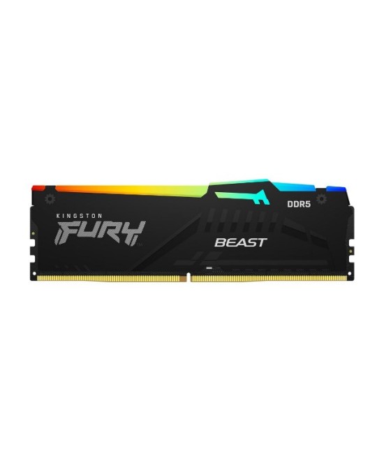 MEMORIA DDR5 32 GB FURY BEAST RGB PC5200 MHZ (1X32) (KF552C40BBA-32)